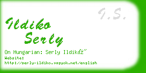 ildiko serly business card